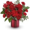 Classic red rose bouquet arranged by the best florist in Gurnee IL