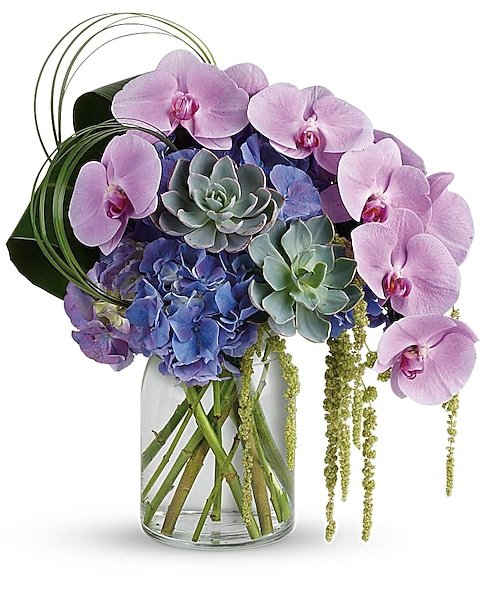 Orchid and mixed floral arrangement for flower delivery Waukegan IL