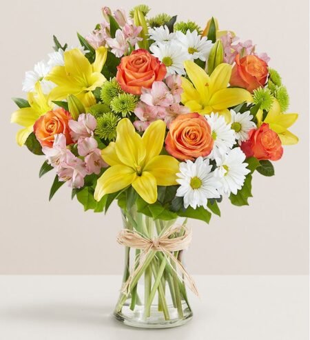 Fresh mixed flower bouquet offering flower delivery Vernon Hills