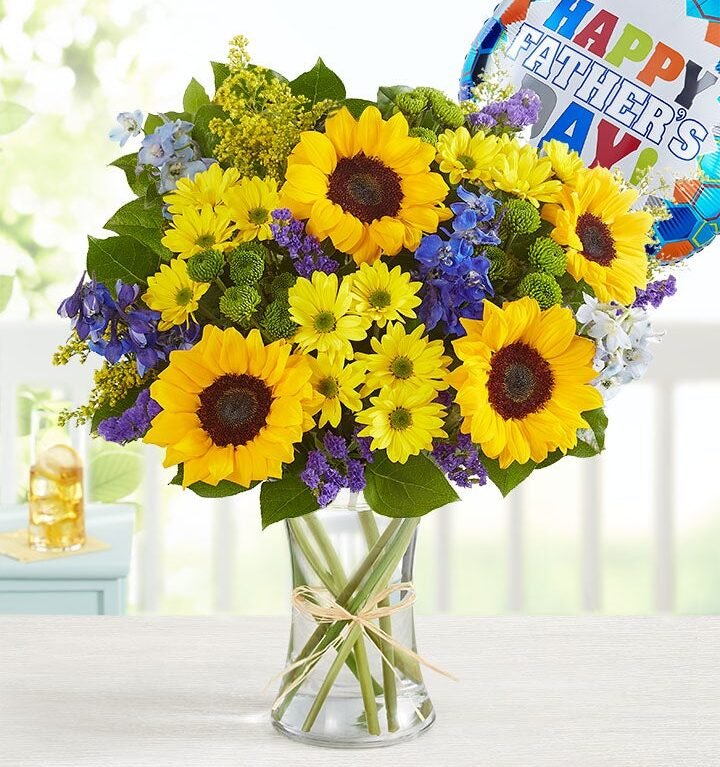 Bright sunflower bouquet available for flower delivery Waukegan IL