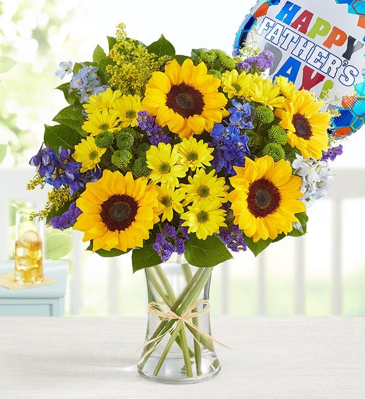 Bright sunflower bouquet available for flower delivery Waukegan IL