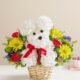 Colorful floral arrangement with roses and daisies for flower delivery Waukegan