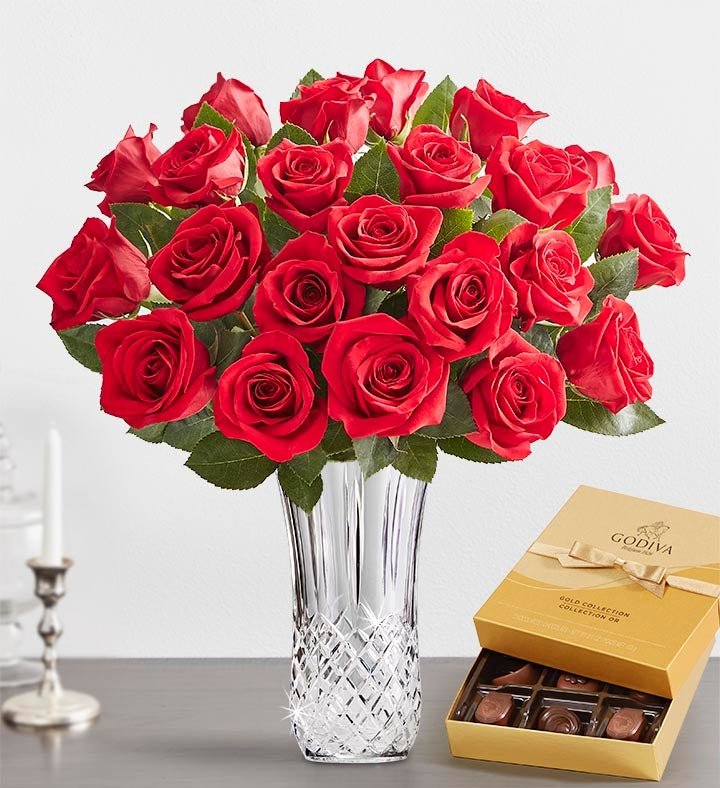 Elegant dozen red roses available for flower delivery Gurnee IL