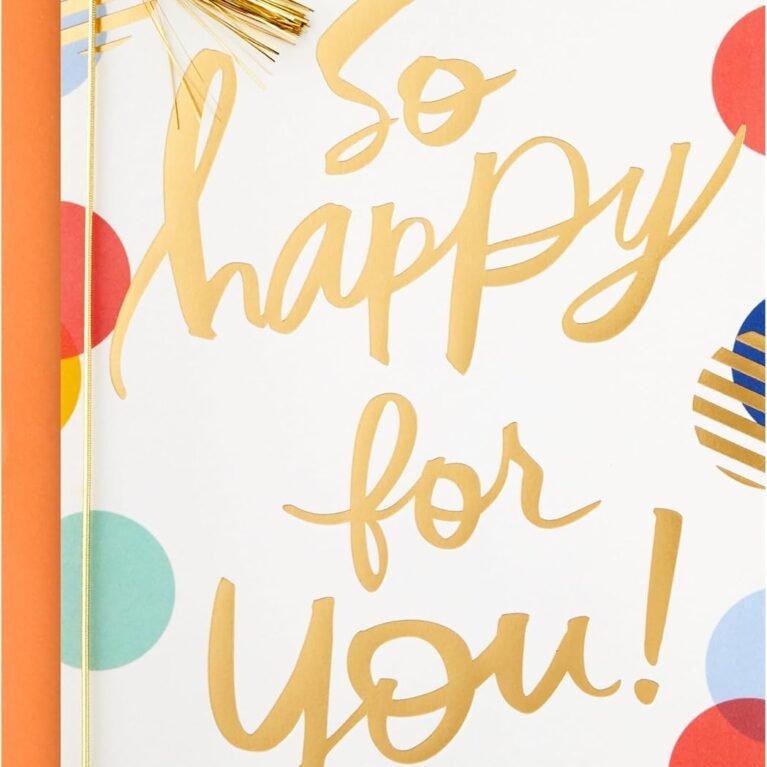 Colorful congratulations greeting card from florist in Grayslake IL