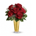Red rose bouquet from florist in Gurnee IL with premium flower delivery services